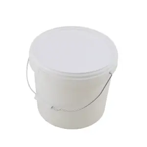 17 Litre Plastic Bucket with Tamper Evident Lid