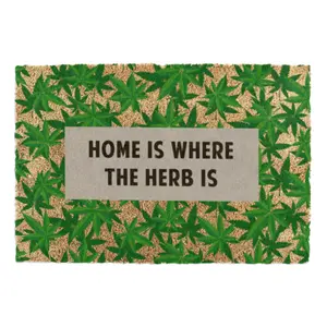 Home Is Where The Herb Is Doormat (90 x 60cm)