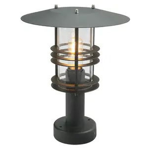 Elstead Stockholm Outdoor Pedestal Lantern, E27