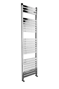 Rinse Flat Panel Chrome Towel Radiator Bathroom Heated Towel Rail 1800x500mm