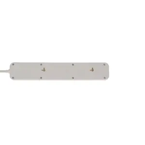 Brennenstuhl Extension Lead With Surge Protection - 4 Sockets - 2 Metre Cable