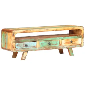 Berkfield TV Cabinet 117x30x41 cm Solid Reclaimed Wood