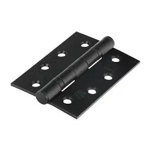 Timco - Grade 13 Fire Door Hinges - Matt Black Stainless Steel (Size 101 x 76 x 3 - 3 Pieces)