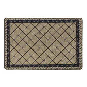 JVL Elegance Machine Washable Doormat and Runner, Diamonds