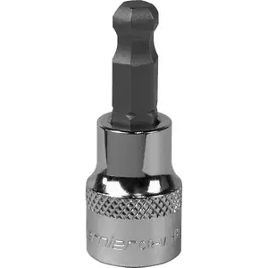 Premium 8mm Ball-End Hex Socket Bit for 3/8" Drive - Chrome Vanadium Quality