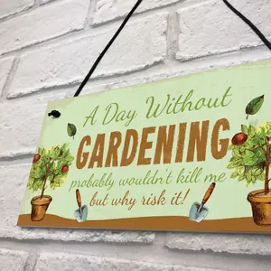 Red Ocean Funny Garden Signs And Plaques Hanging Summer House Sign Funny Gardener Gift