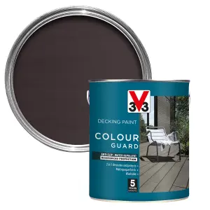 V33 Matt gun metal Decking paint, 2.5L