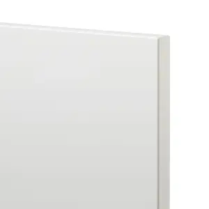 GoodHome Alisma High gloss white Slab Door & drawer 600mm