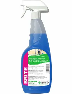 Clover Chemicals Brite Window, Mirror and Plastic Cleaner 750ml