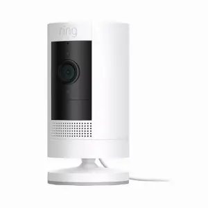 Ring Stick Up Wired Indoor & outdoor Tilt adjustable Smart camera - White