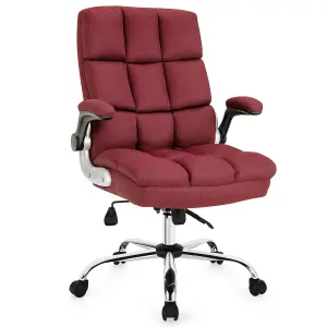 Costway Executive Office Chair Ergonomic Padded High Back Swivel Computer Desk Chairs