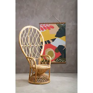 Interiors by Premier Java Natural Rattan Curved Chair