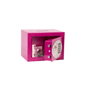 Phoenix Compact Home Office SS0721EPD Pink Security Safe with Electronic Lock