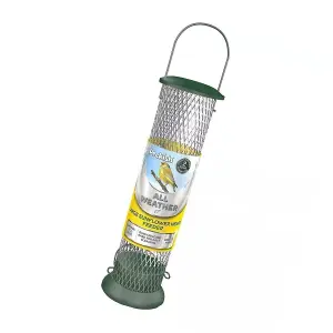 Westland Peckish All Weather Bird Feeder Silver (One Size)