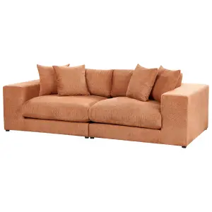 3 Seater Sofa Orange GLORVIKA II