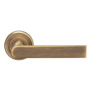 Serozzetta Latch Door Handle (Set of 2) Antique Brass