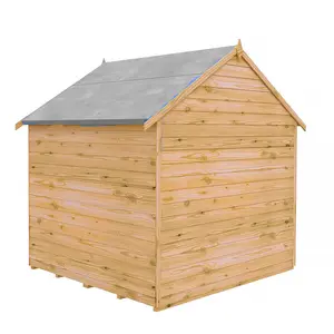 6 Ft. W x 6 Ft. D Garden Value Overlap Apex Shed No