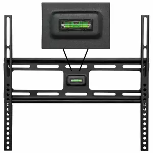 Television Bracket - 26-75 inch screens, width-adjustable TV wall mount - black