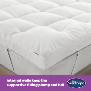 SILENTNIGHT DEEP SLEEP 10CM MATTRESS TOPPER - SUPER KING