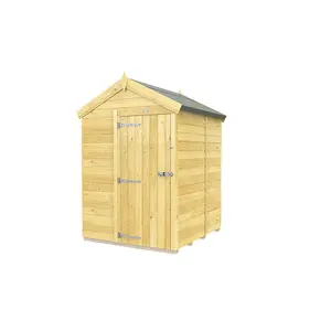 DIY Sheds 5x5 Apex Shed - Single Door With Windows