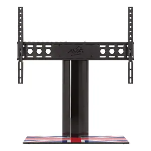 AVF Universal Table Top TV Stand with Bracket, for TVs up to 65" - Union Jack