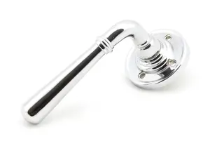 From The Anvil Polished Chrome Newbury Lever on Rose Set - Unsprung