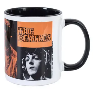 The Beatles Mug White/Black/Orange (One Size)