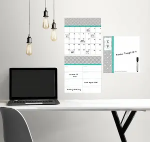 Wallpops 3 Pack - Large Self-Adhesive Calendar Planner Message Note Board Wall Stickers