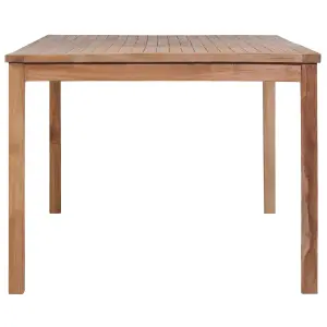 Berkfield Garden Table 200x100x77 cm Solid Teak Wood