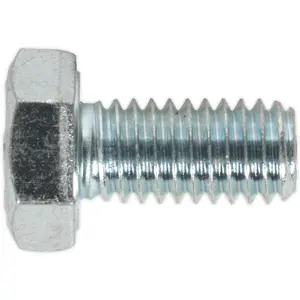 50 Pack M6 x 12mm Grade 8.8 Zinc Fully Threaded Setscrews - DIN 933