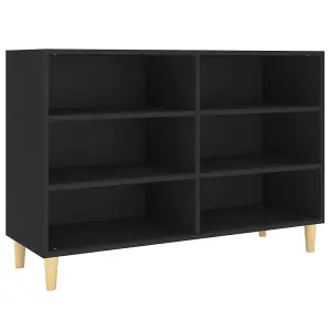 Berkfield Sideboard Black 103.5x35x70 cm Engineered Wood