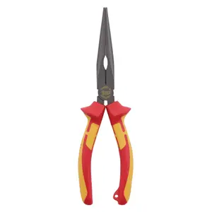 Draper  XP1000 VDE Long Nose Pliers, 200mm, Tethered 99068