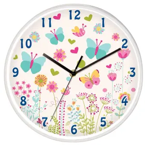 Walplus Summer Dream Children Clock - 25 cm / 9.8 in