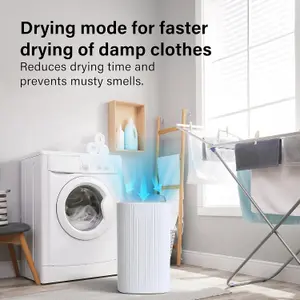 12L Day Dehumidifier Laundry Drying Mode Home Automatic Humidity Sensor Timer