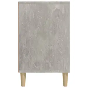 Berkfield Shoe Cabinet Concrete Grey 102x36x60 cm Engineered Wood