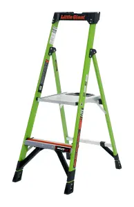 Little Giant 2 Tread MightyLite GRP Platform Step Ladder