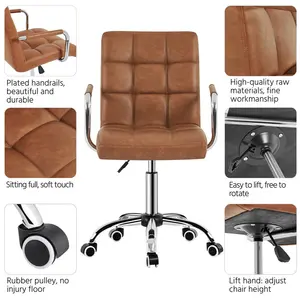 Office Chair Retro Brown