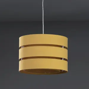 Trio Mustard yellow Pendant Light shade (D)35cm