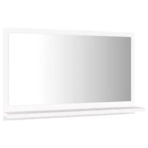 Berkfield Bathroom Mirror White 60x10.5x37 cm Engineered Wood