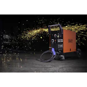 210A Gas / No-Gas MIG Welder with Euro Torch - 2m Earth Cable - 230V Supply