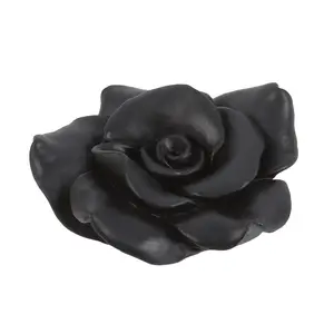 Something Different Resin Rose Incense Stick Holder Black (One Size)