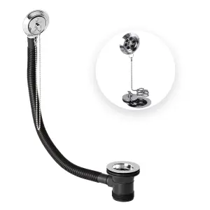 Sterling Traditional Bath Shower Mixer & Basin Tap Pack Inc. Retainer Bath Waste - Chrome