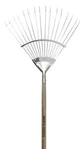 Spear & Jackson 4812FR Traditional Stainless Flexo Lawn Rake