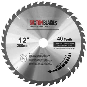 Saxton TCT30040T TCT Circular Blade 300mm x 40T