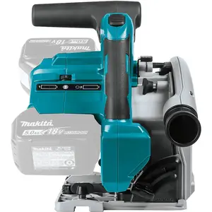 Makita DSP600ZJ 36v Twin 18v Brushless Plunge Cut Circular Saw 2x Guide Rails