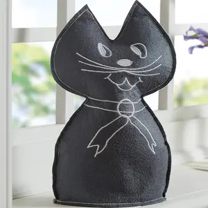 2 x Cat Shaped Moisture Absorbers - Reusable & Portable Natural Clay Dehumidifiers for Home or Car - Prevent Damp & Condensation