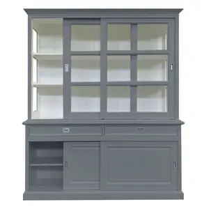 Stiles Display Cabinet Trafic Grey