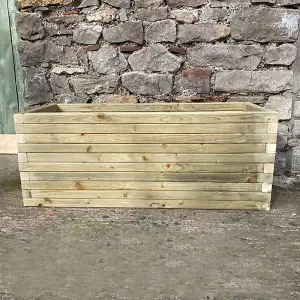 Norfolk Planter - Wood - L150 x W40 x H60 cm