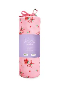 Rachel Riley Strawberry Rose Duvet Cover Set - Cot Bed