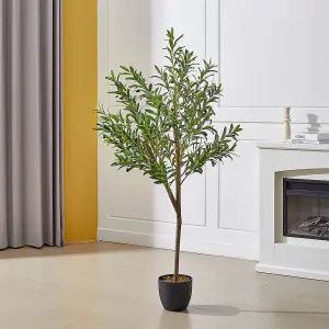 155cm H Artificial Olive Tree Decorative Plant in Planter Suitable for Office Living Room